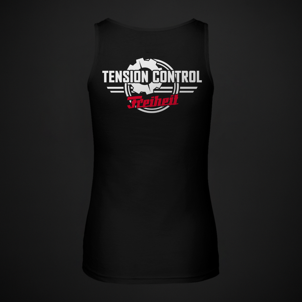 Girly Tank Top Freiheit front and back print