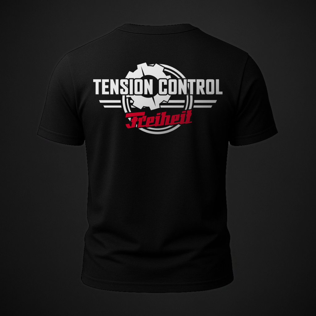 Shirt Men Freiheit front and back print